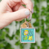 Blonde Meermin Sleutelhanger (Hand)