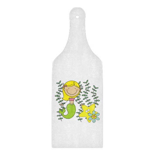 Blonde Meermin Snijplank (Voorkant)