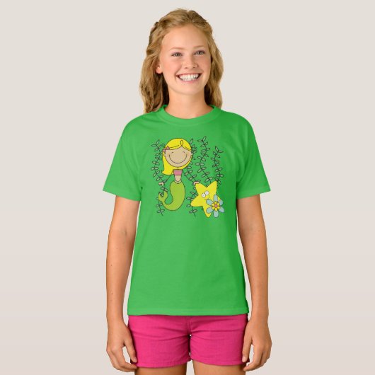 Blonde Meermin T-shirt (Voorkant volledig)