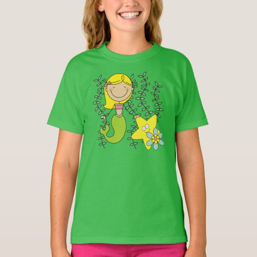 Blonde Meermin T-shirt (Voorkant)