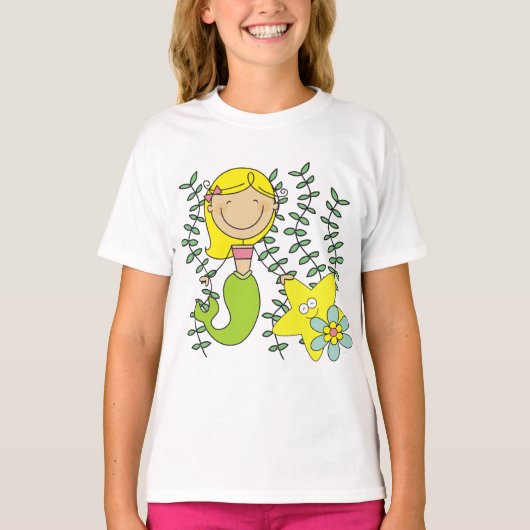 Blonde Meermin T-shirt (Voorkant)