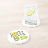 Blonde Meermin Zandsteen Onderzetter (Zijkant)