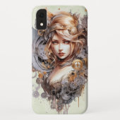 Blonde Meisje iPhone / iPad case (Achterkant)