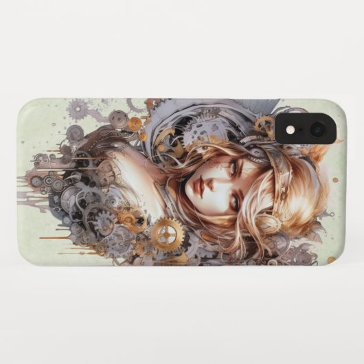 Blonde Meisje iPhone / iPad case (Achterkant (horizontaal))