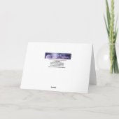 Blonde Mermaid Fantasy  Birthday Kaart (Achterkant)