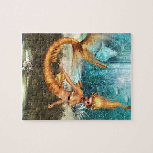 Blonde Mermaid Legpuzzel (Horizontaal)