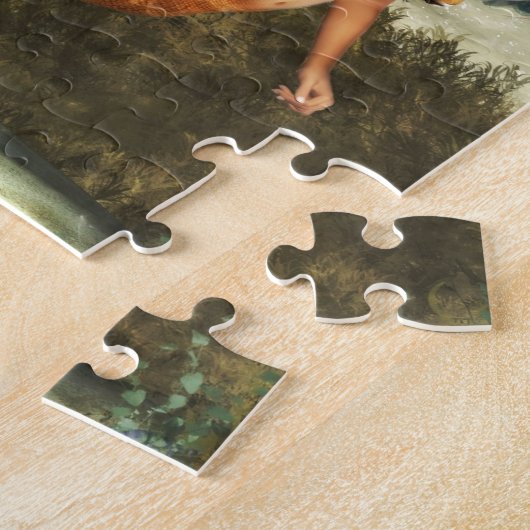 Blonde Mermaid Legpuzzel (Zijkant)