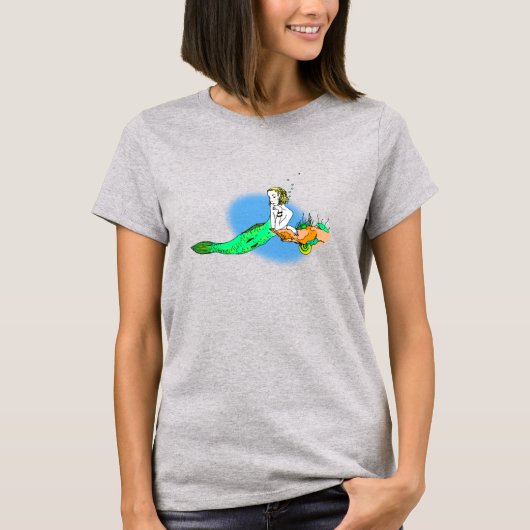 Blonde Mermaid T-shirt (Voorkant)