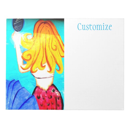 Blonde mermaid Thunder_Cove Notitieblok (Voorkant)