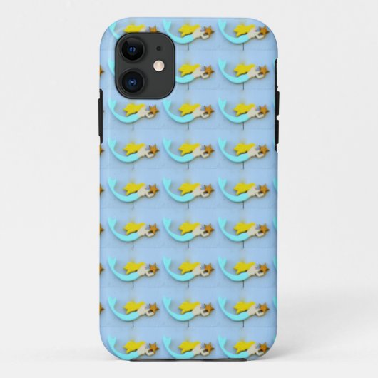 blonde mermaids hoesje (Achterkant)