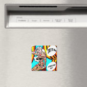 blonde met body art magnet (Insitu (Vaatwasser))