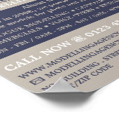 Blonde Model, Modellenbureau, modelagent Poster (Hoek)