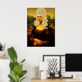Blonde Mona Lisa Poster (Thuiskantoor)