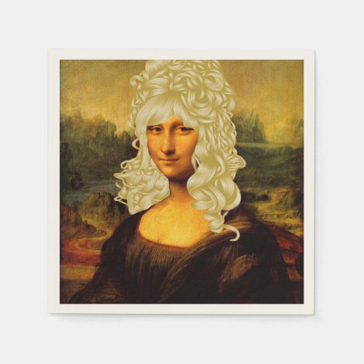Blonde Mona Lisa Servetten (Voorkant)