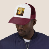 Blonde Mona Lisa Trucker Pet (In situ)