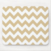 Blonde Neutral Chevron Muismat (Voorkant)