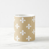 Blonde Neutral Fleur de Lys Koffiemok (Center)