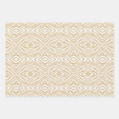 Blonde Neutrale Zebra Inpakpapier Vel (Voorkant 2)