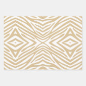 Blonde Neutrale Zebra Inpakpapier Vel (Voorkant)