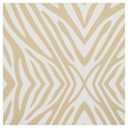 Blonde Neutrale Zebra Stof (Swatch)