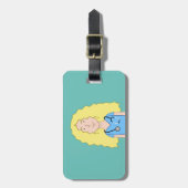 Blonde Nurse Bagagelabel (Voorkant verticaal)
