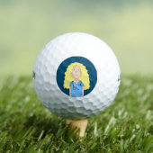 Blonde Nurse Golfballen (Insitu Shirt)