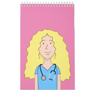 Blonde Nurse Kalender