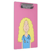 Blonde Nurse Klembord (Rechts)