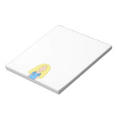 Blonde Nurse Notitieblok (Linkerzijde)