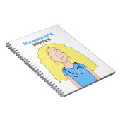 Blonde Nurse Notitieboek (Rechterzijde)