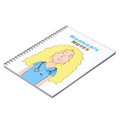 Blonde Nurse Notitieboek (Linkerzijde)