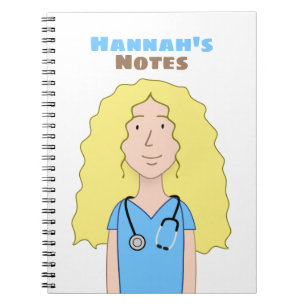 Blonde Nurse Notitieboek