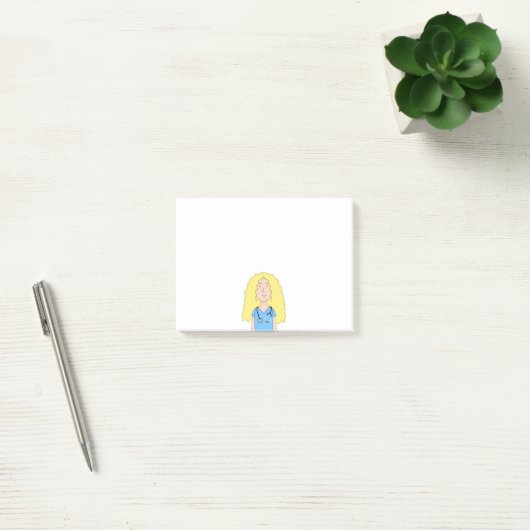 Blonde Nurse Post-it® Notes (Kantoor)