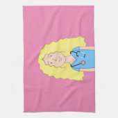 Blonde Nurse Theedoek (Verticaal)