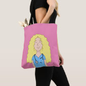 Blonde Nurse Tote Bag (Dichtbij)