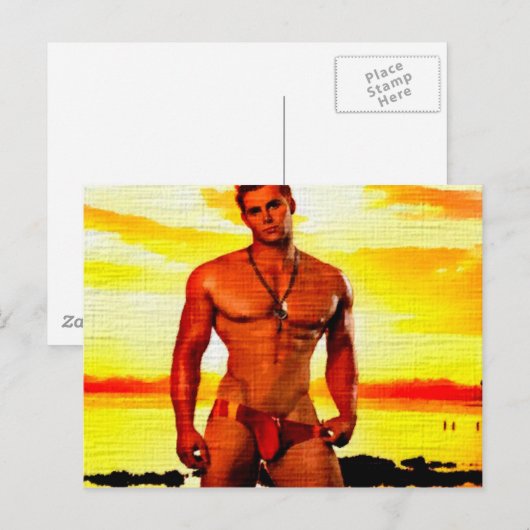 Blonde Obsessie Briefkaart (Voorkant / Achterkant)