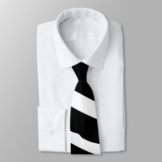 Blonde op Zebra Print Stropdas (Gebonden)