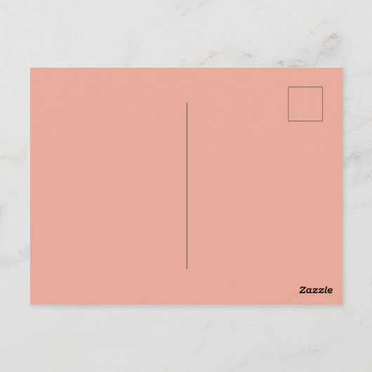 Blonde Pin-Up Chocolade Ei Briefkaart (Achterkant)