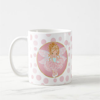 Blonde Pink Fairy Koffiemok
