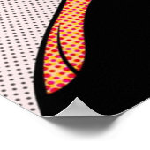 blonde Pop Art Woman  Comic Girl pop Poster (Hoek)