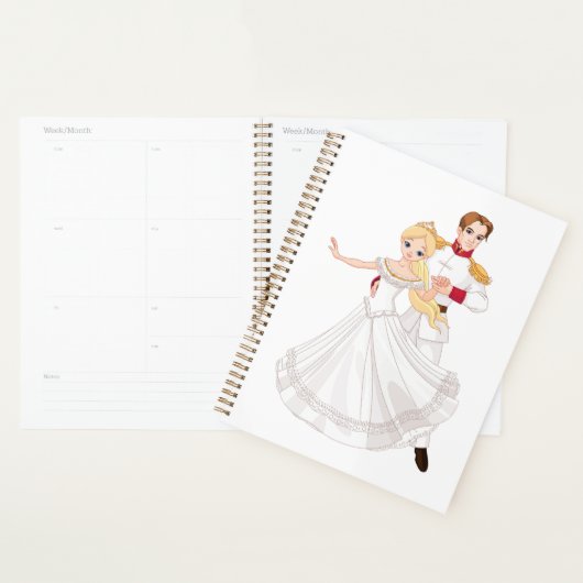 Blonde Princess and Charming Prince Fairytale Planner (Display)