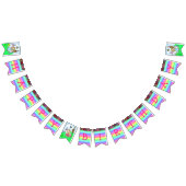  Blonde Princess en Unicorn Birthday Banner (Alle)