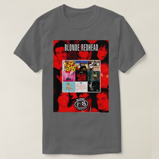 Blonde Redhead Collage T-shirt (Design voorkant)