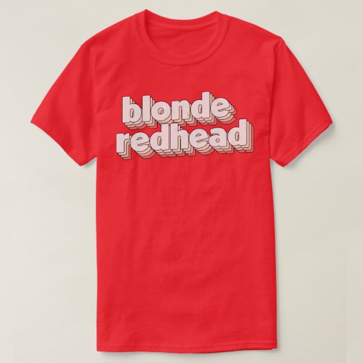 Blonde Redhead T-shirt (Design voorkant)
