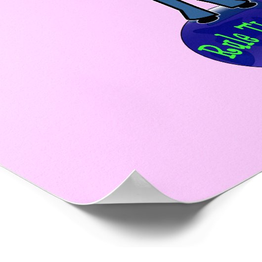 Blonde-regel in de wereld poster (Hoek)