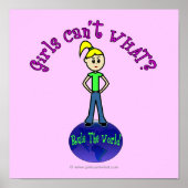 Blonde-regel in de wereld poster (Voorkant)