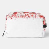 Blonde Retro Valentine Pin-Up Girl Toilettasje (Achterkant)