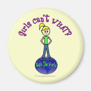 Blonde Rule voor de wereld Magneet