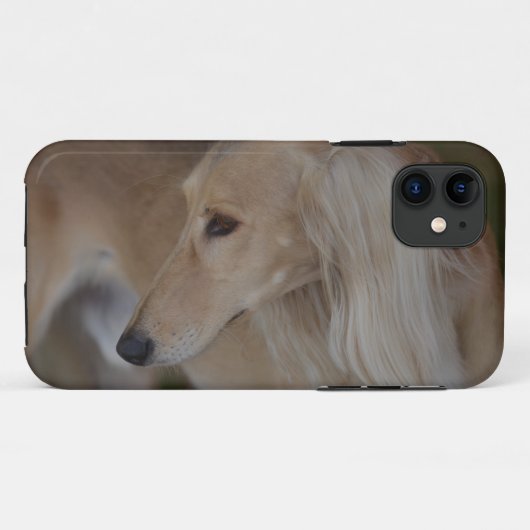 Blonde Saluki Case-Mate iPhone Case (Achterkant (horizontaal))