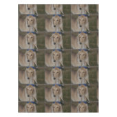 Blonde Saluki Dog Tafelkleed (Voorkant)
